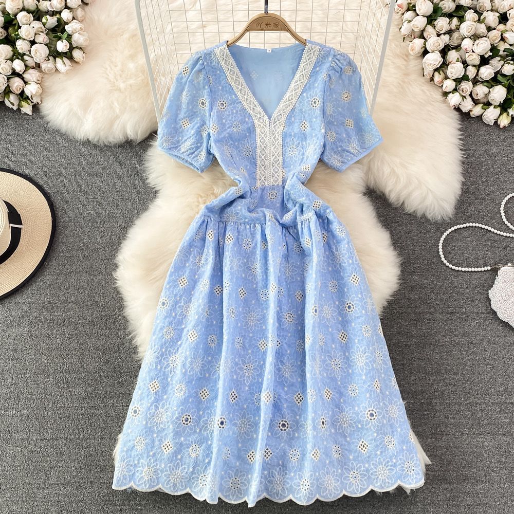 Pretty Chikankari Summer Dress – Stylemantraas